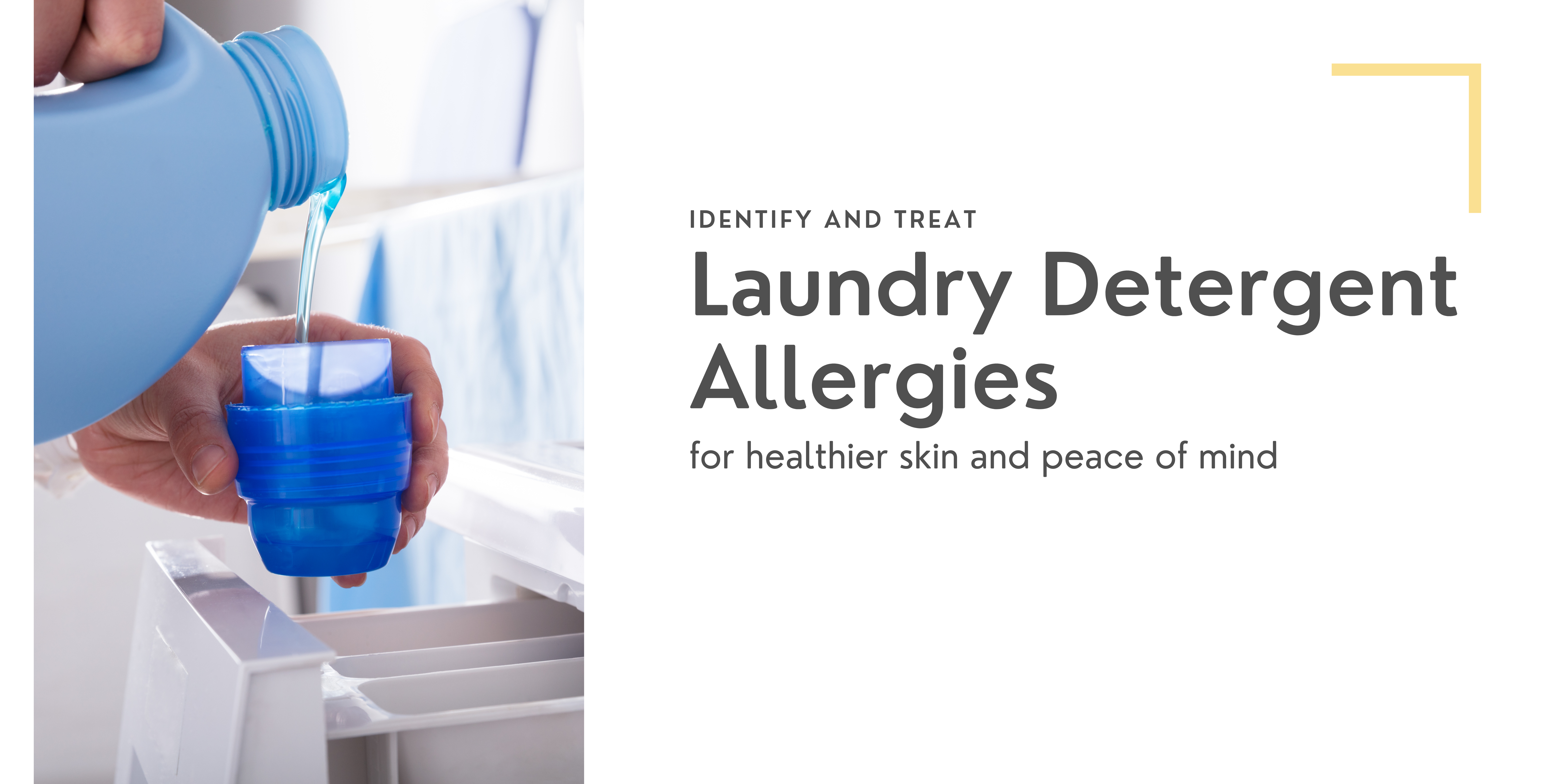 Identify and treat laundry detergent allergies for healthier skin and peace of mind.